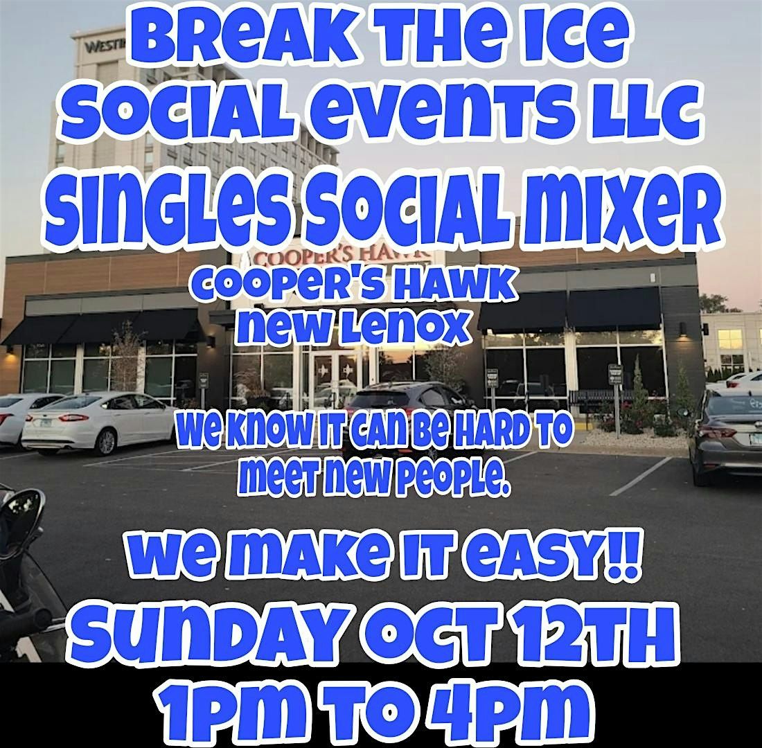 Singles Social Mixer New Lenox Cooper's Hawk