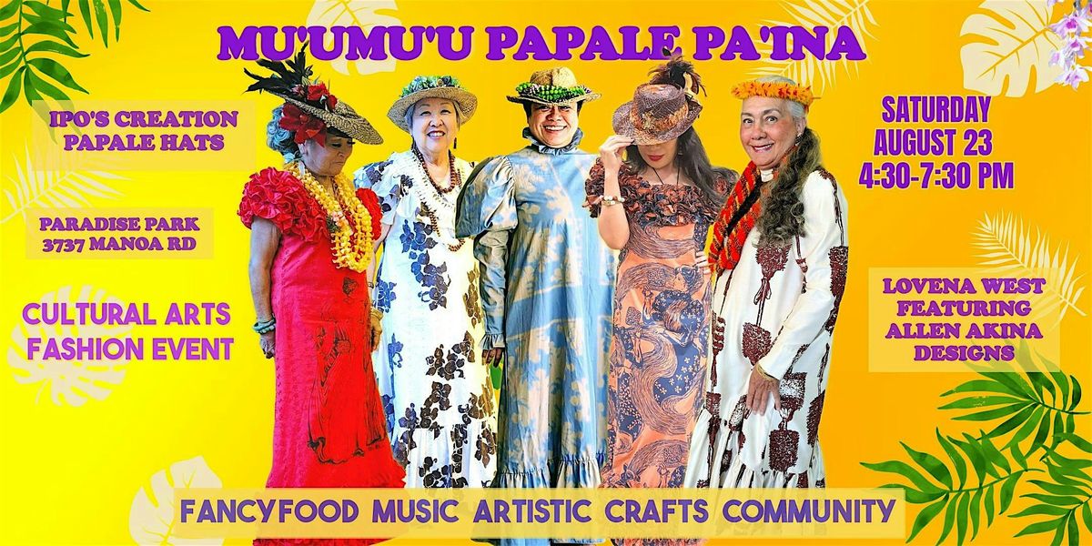 Ho'omalu Cultural Arts Fashion Event