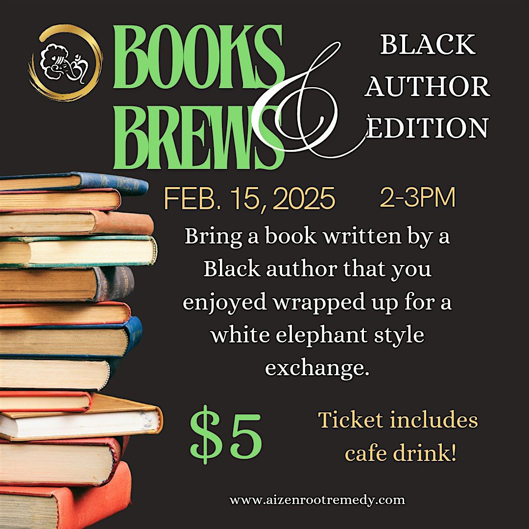 Books and Brews Feb: Black Authors