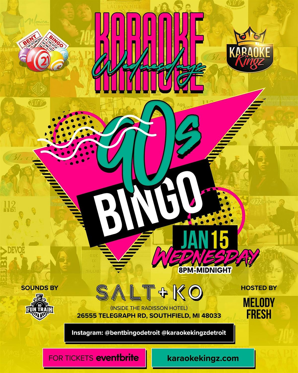 90\u2019s Bingo & Karaoke @ Salt + Ko