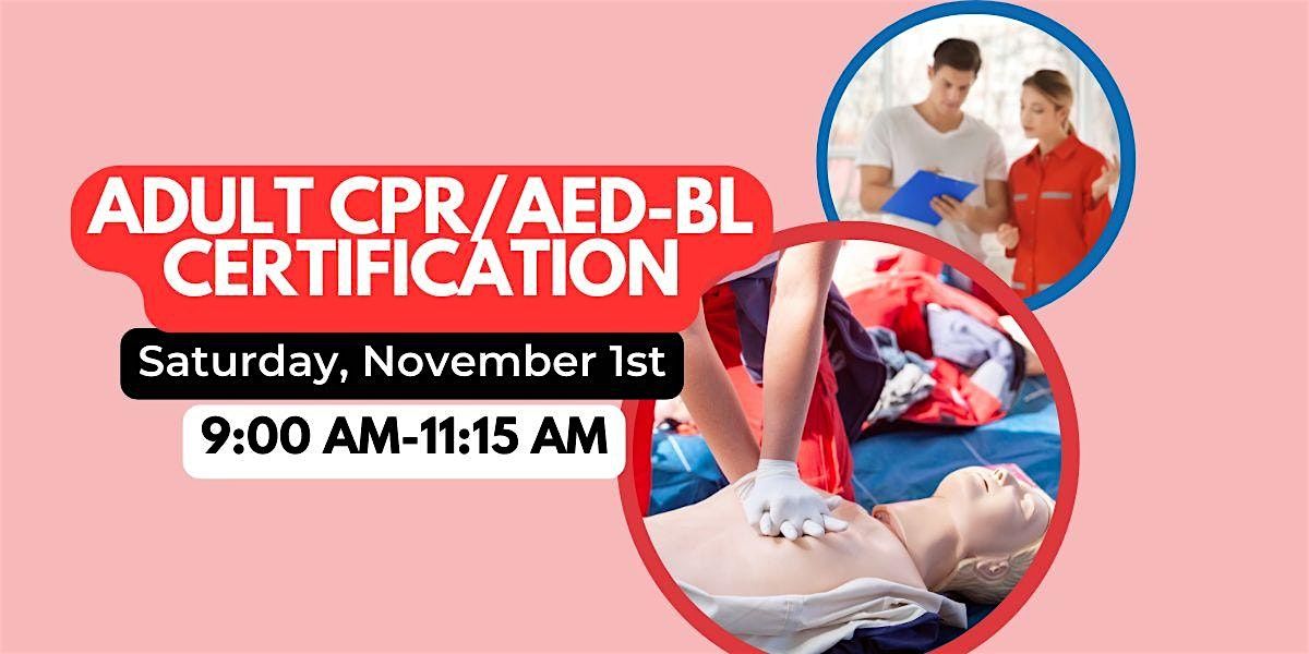 Adult CPR \/ AED-BL Certification