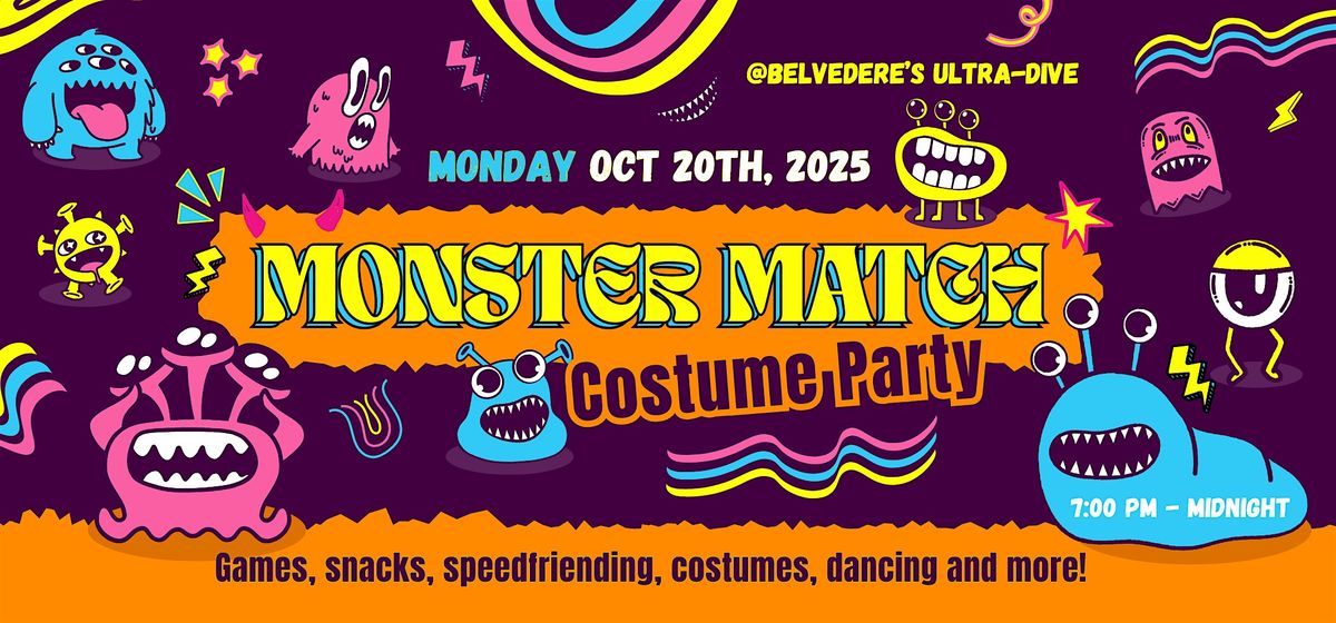Monster Match Costume Party