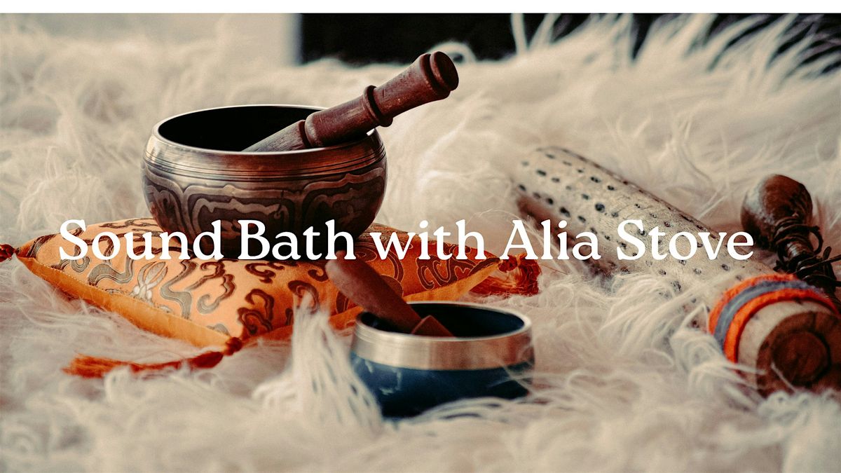 Sound Bath with Alia at Stoney Creek Garden Center, Yellow Springs, OH