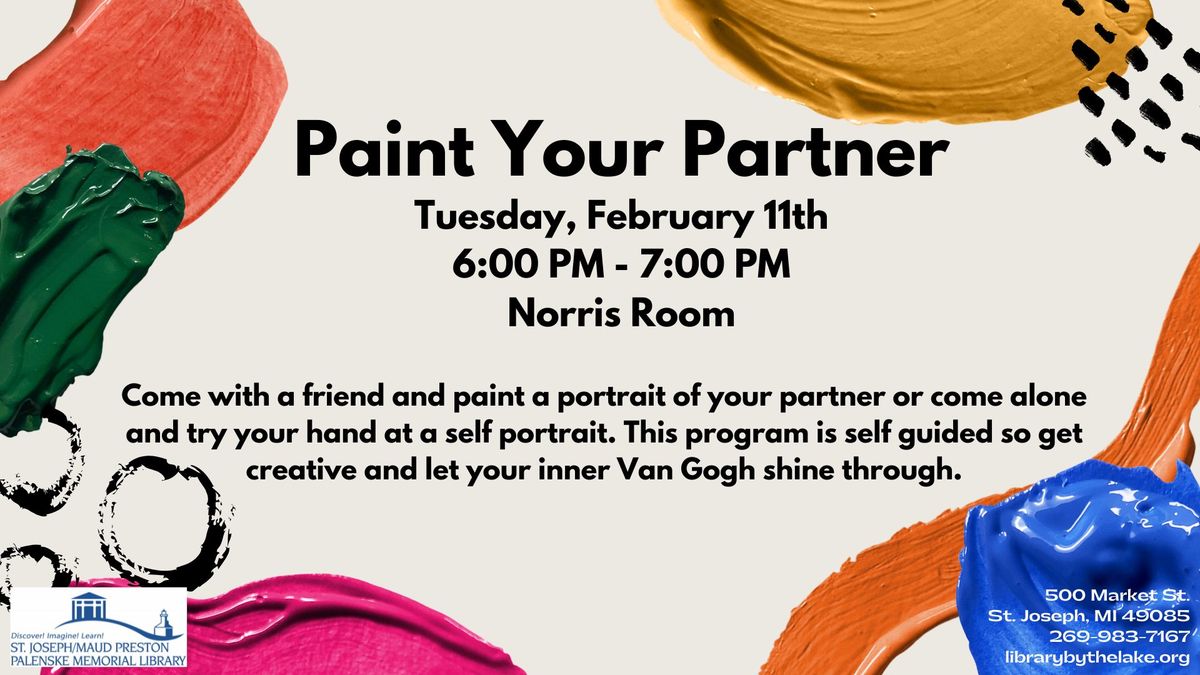 Adults: Paint Your Partner!