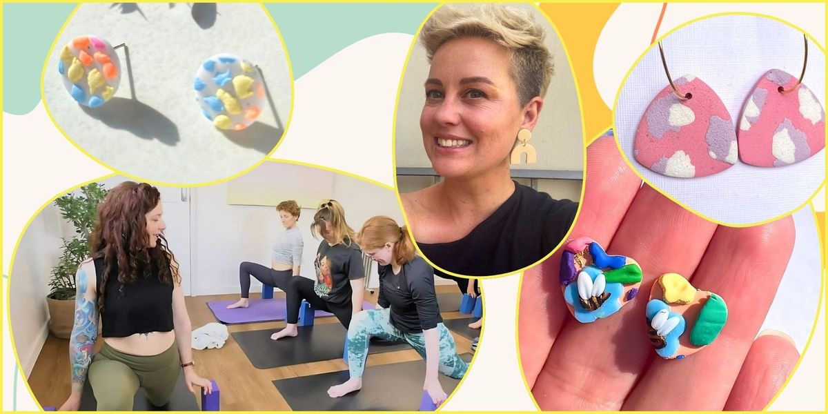 Flow & Create: Yoga and Polymer Clay Earring Workshop