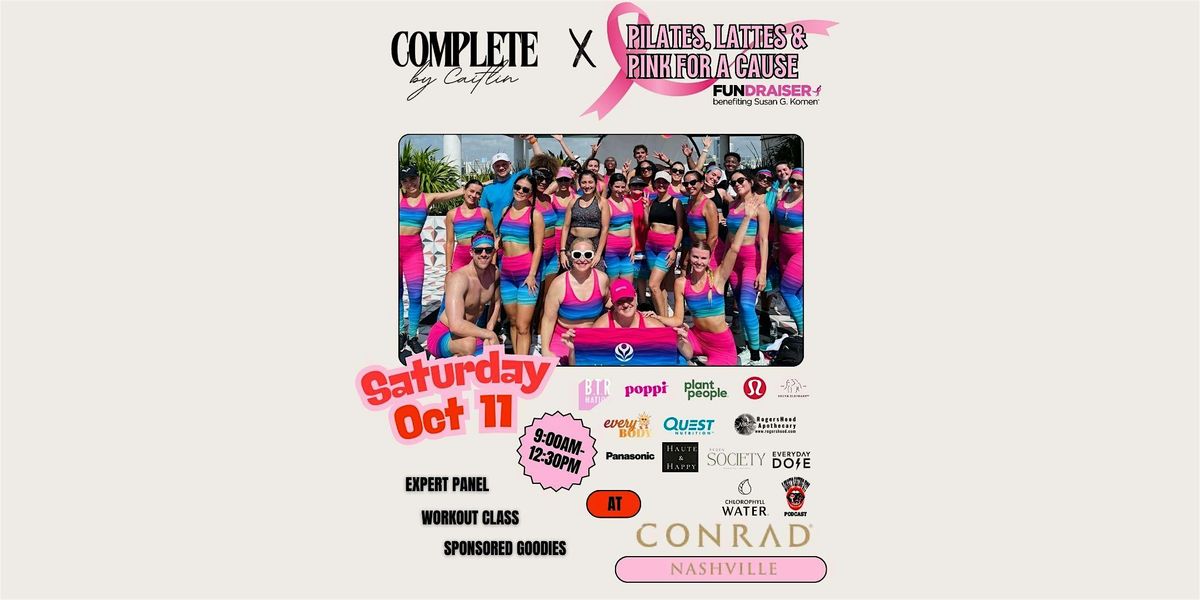 Pilates, Lattes & Pink For A Cause