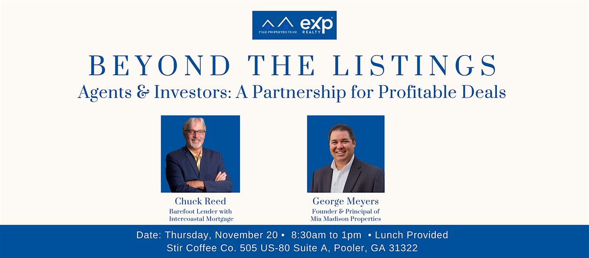 Agents & Investors: A Partnership for Profitable Deals
