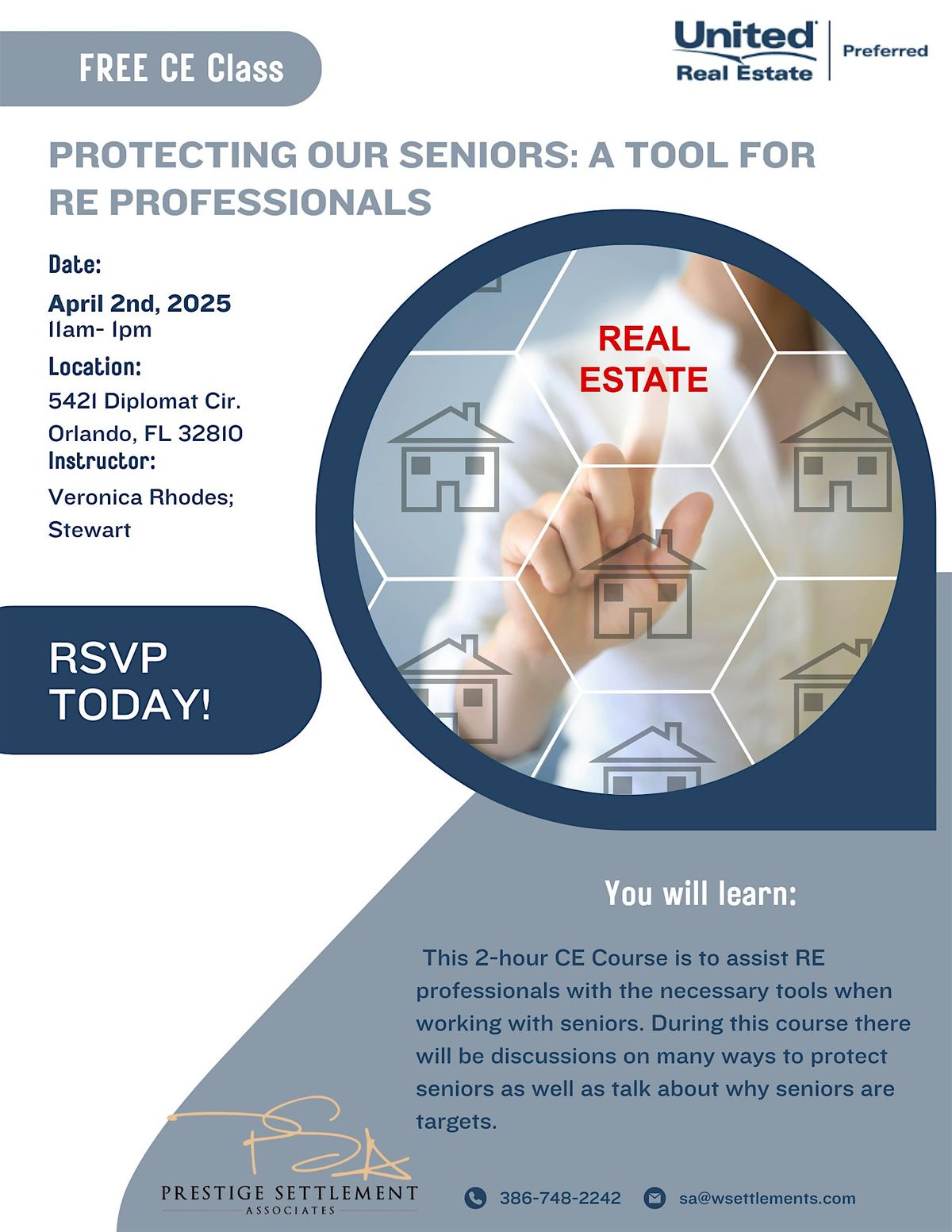 Free CE Class | Protecting our Seniors: A Tool for RE professionals