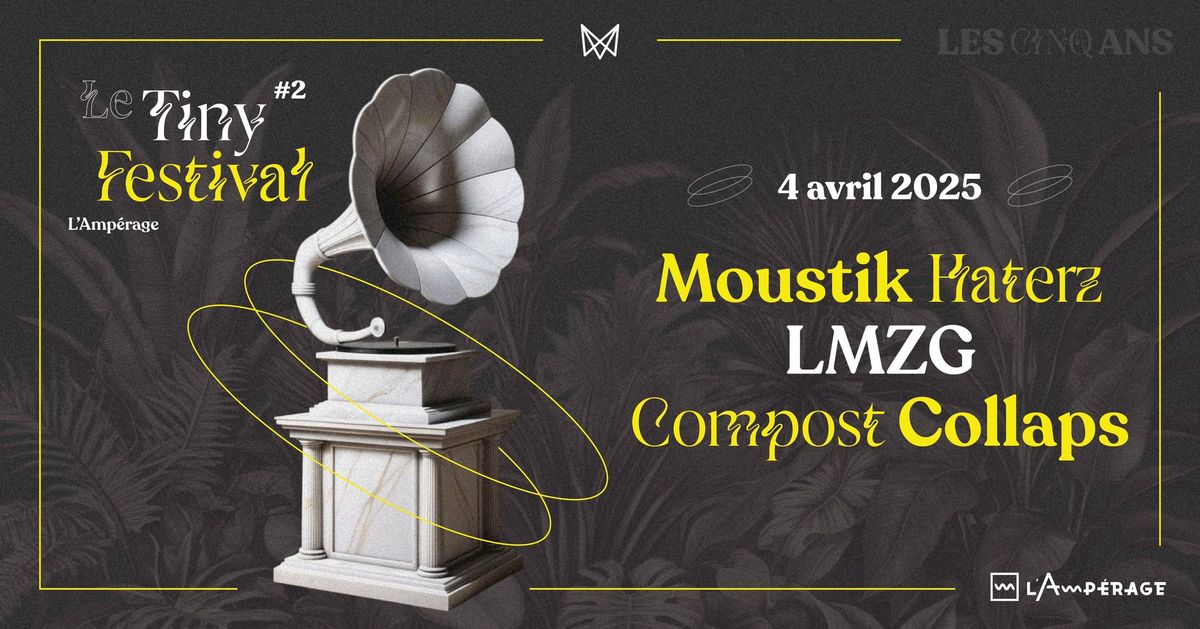 Le Tiny Festival #2 - Soir\u00e9e 2 | LMZG \/ Compost Collaps \/ Moustik Haterz