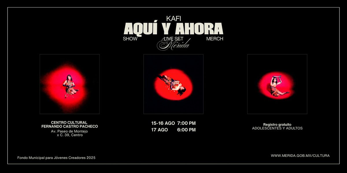 Copia de AQU\u00cd Y AHORA, un live set por Kafi