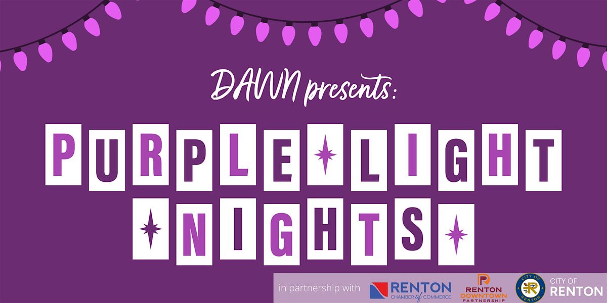 Purple Lights Night: 1k Walk for DV Awarness Month