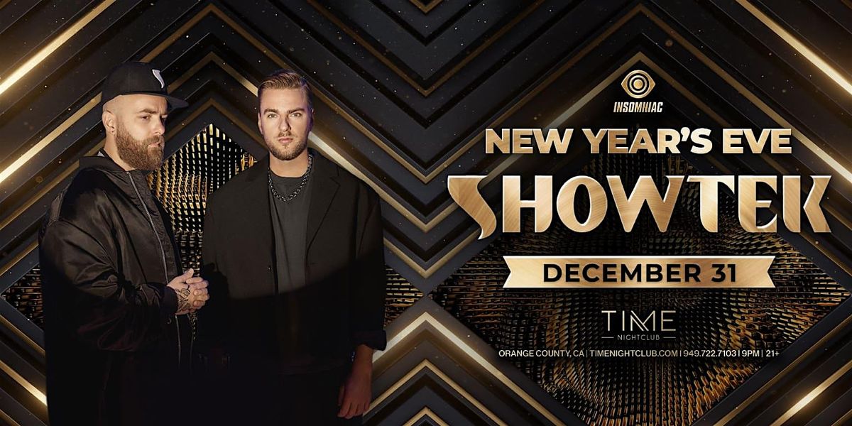 Showtek | 2026 New Year's Eve Party OC | Time Nightclub