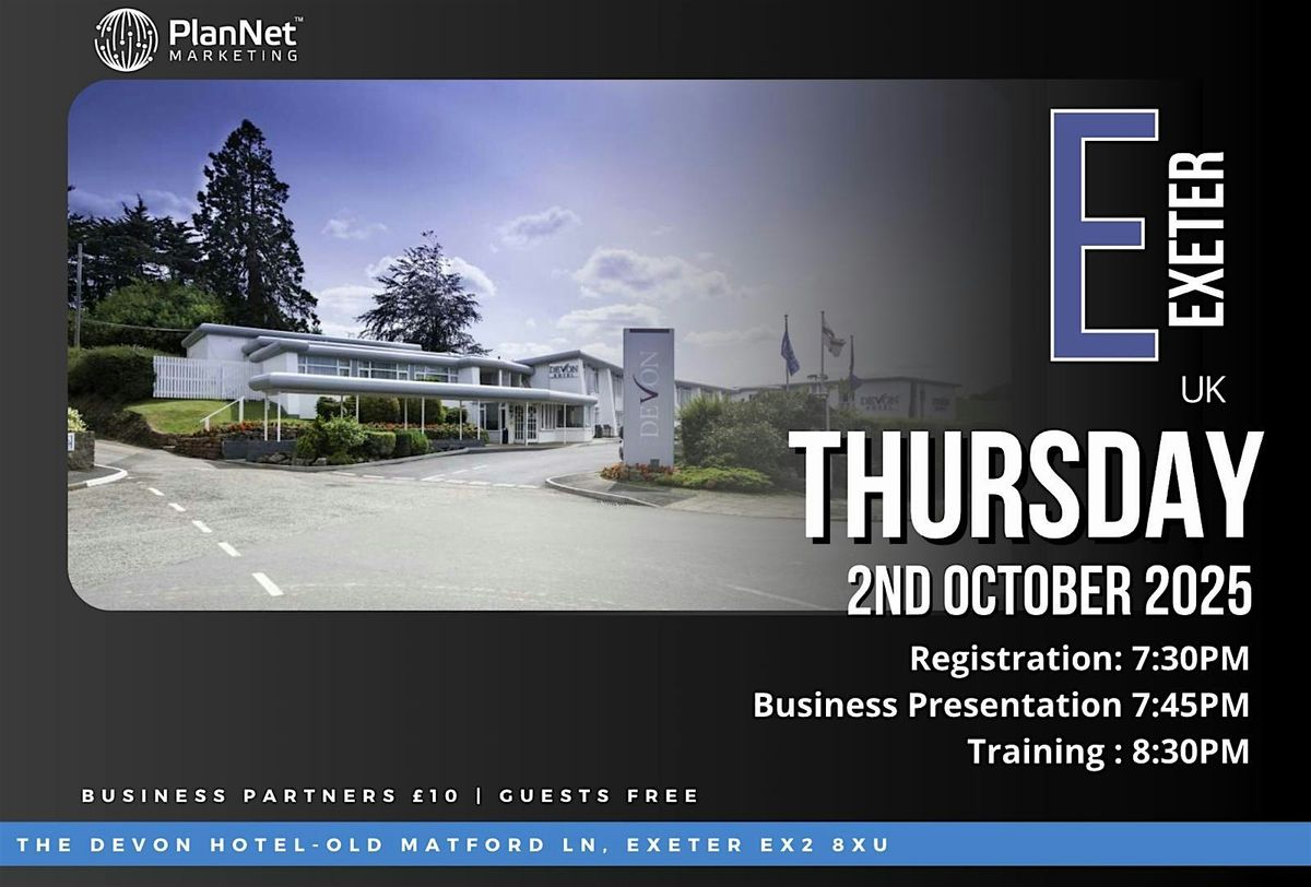 PlanNet Marketing South West - Exeter Event