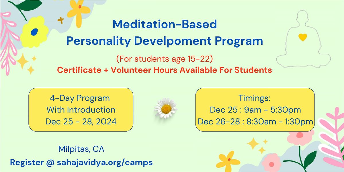 Meditation Based Personality Development Program for Young Adults