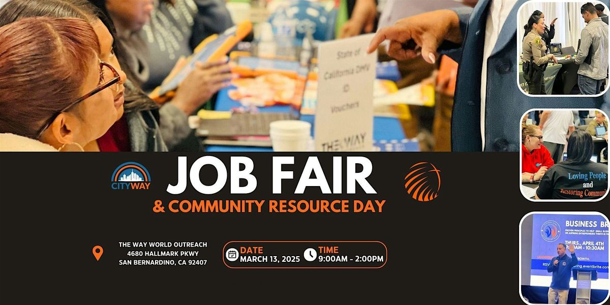 JOB FAIR, RECORD EXPUNGEMENT & COMMUNITY RESOURCE DAY