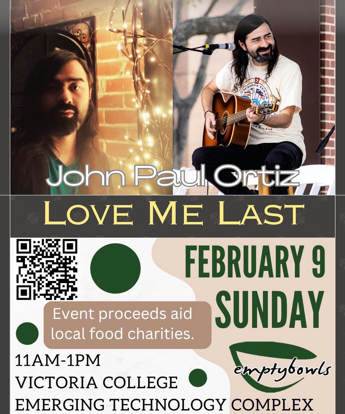 Love Me Last at Empty Bowls Event (Victoria College Emerging Technology)