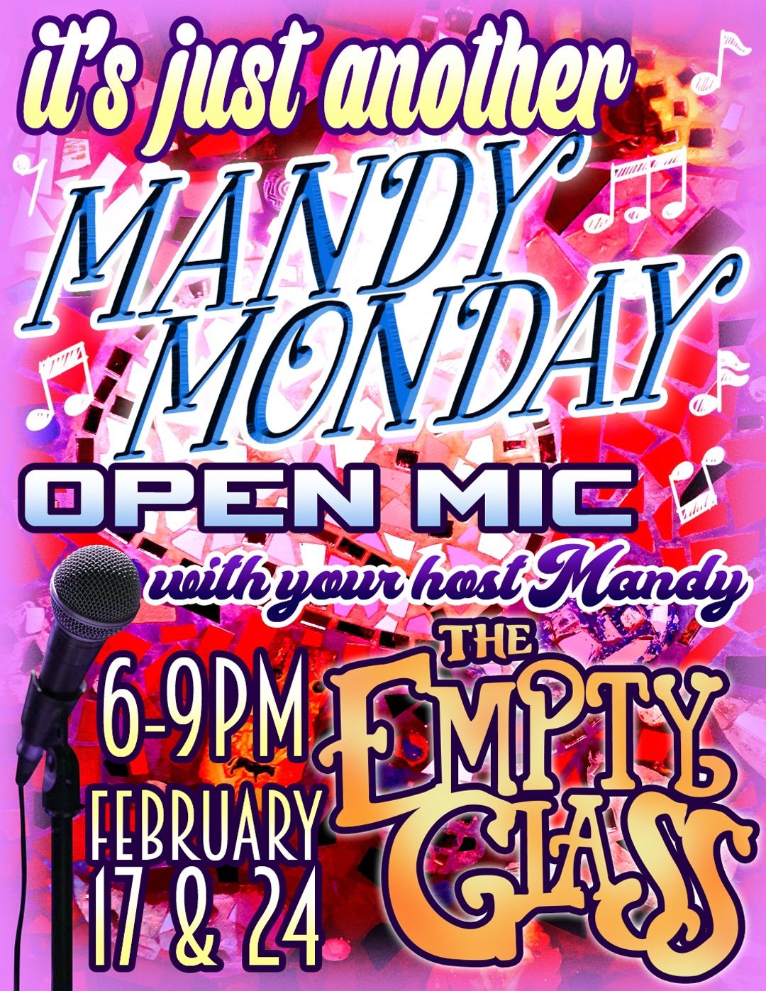 Mandy Monday! Happy Hour Open Mic \ud83c\udfa4 