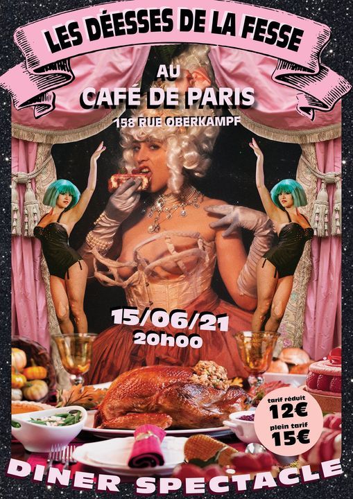 Les D\u00e9esses de la Fesse au Caf\u00e9 de Paris