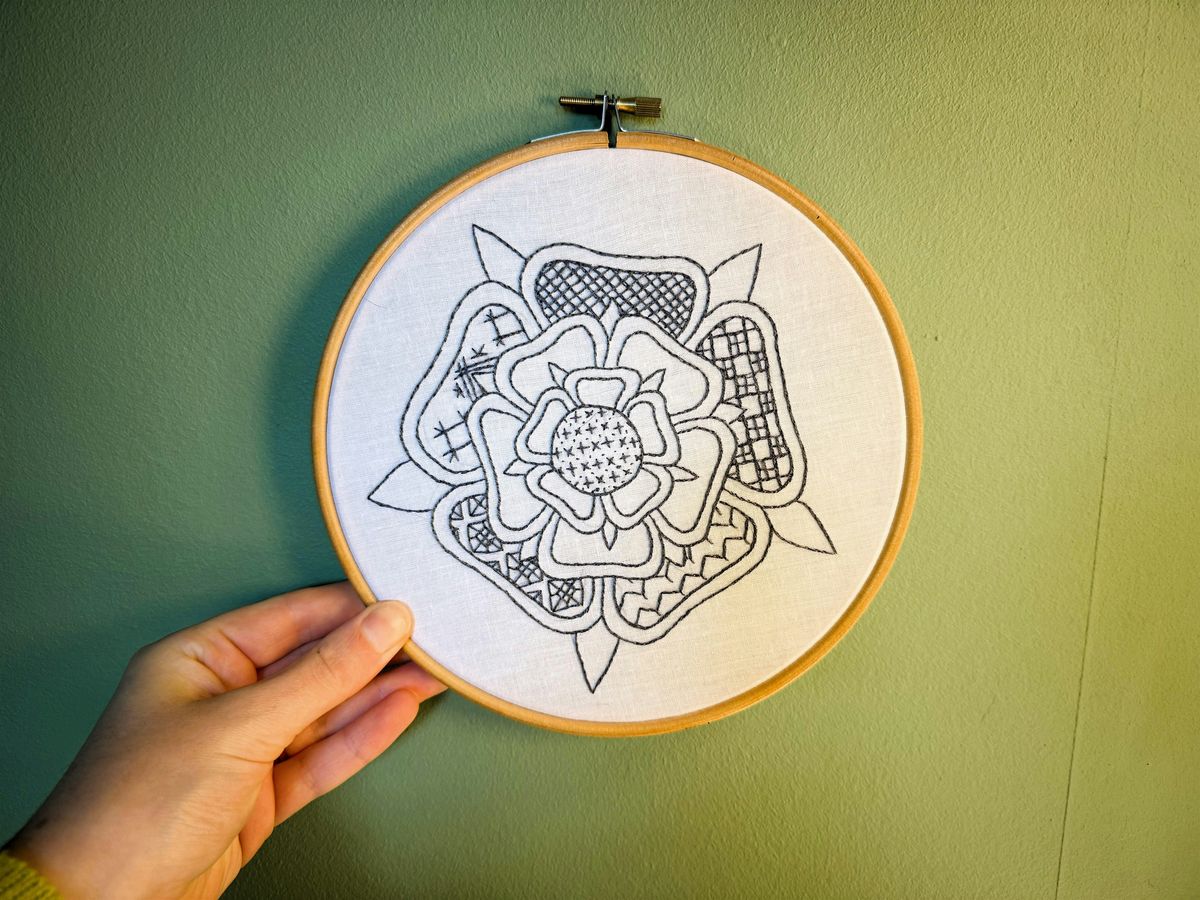 Tudor Blackwork Stitching with Jessica Heywood
