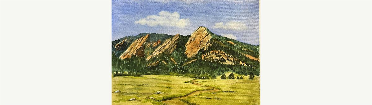 LAURIE'S MINI WATERCOLOR WORKSHOP 2-FLATIRONS; WED, 6:00-8:30PM, JAN. 29