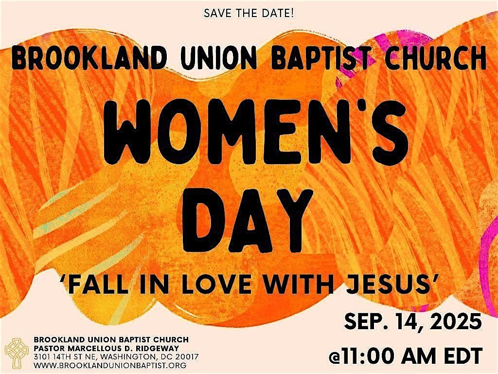 Women's Day at Brookland Union Baptist Church