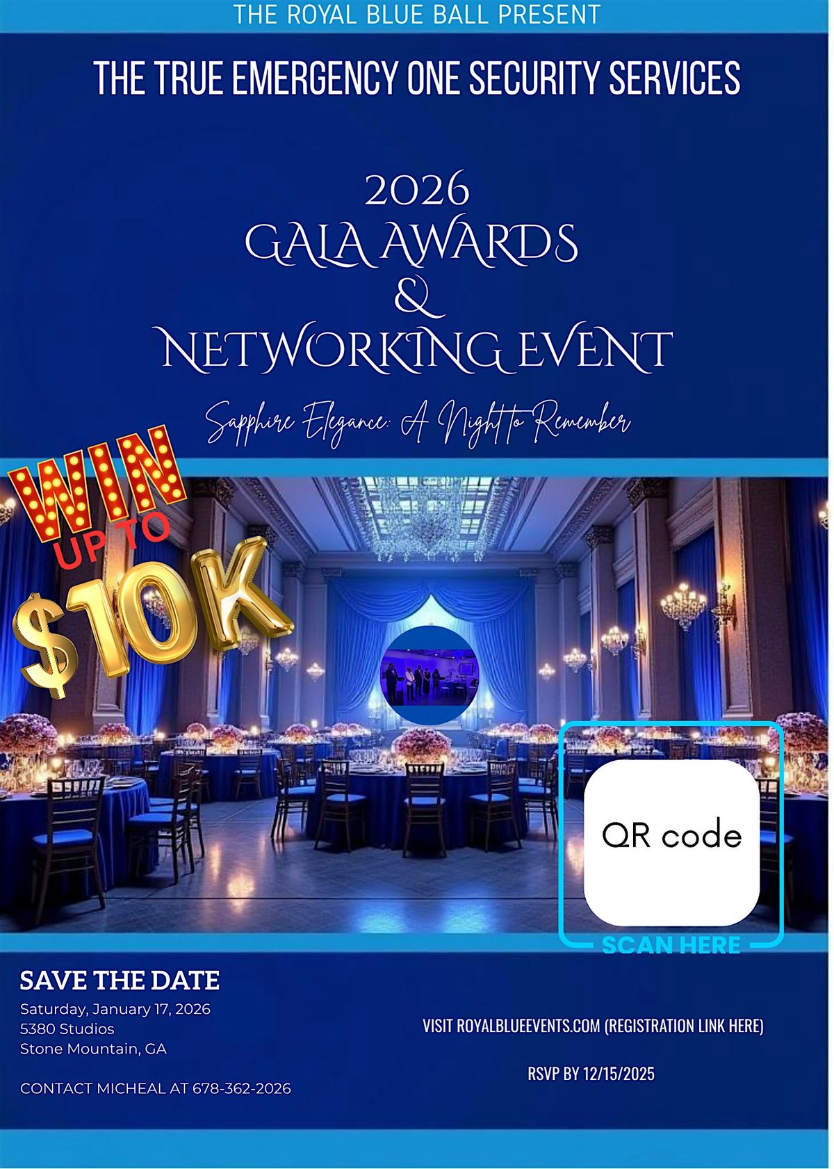 The Royal Blue Ball Gala Awards and Networking Event