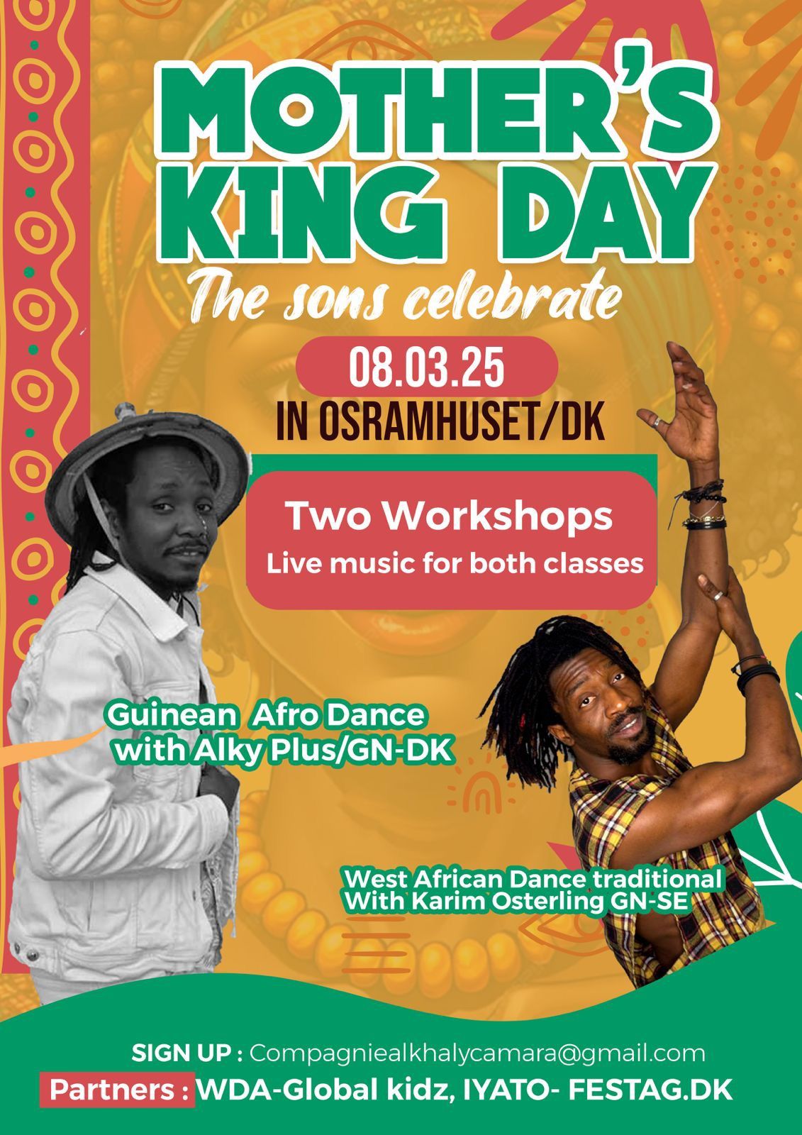 Women\u2019s day dance workshops with Karim, Alky +musicians