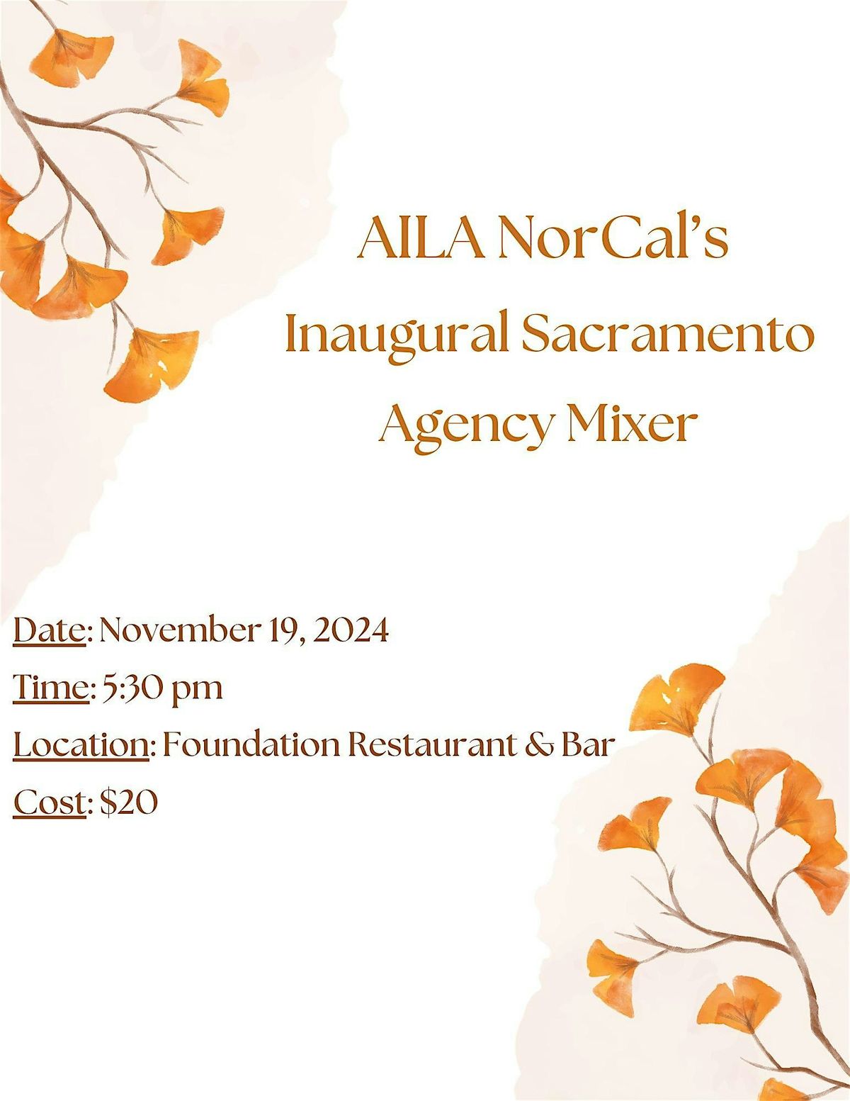 AILA NorCal's Inaugural Sacramento Agency Mixer