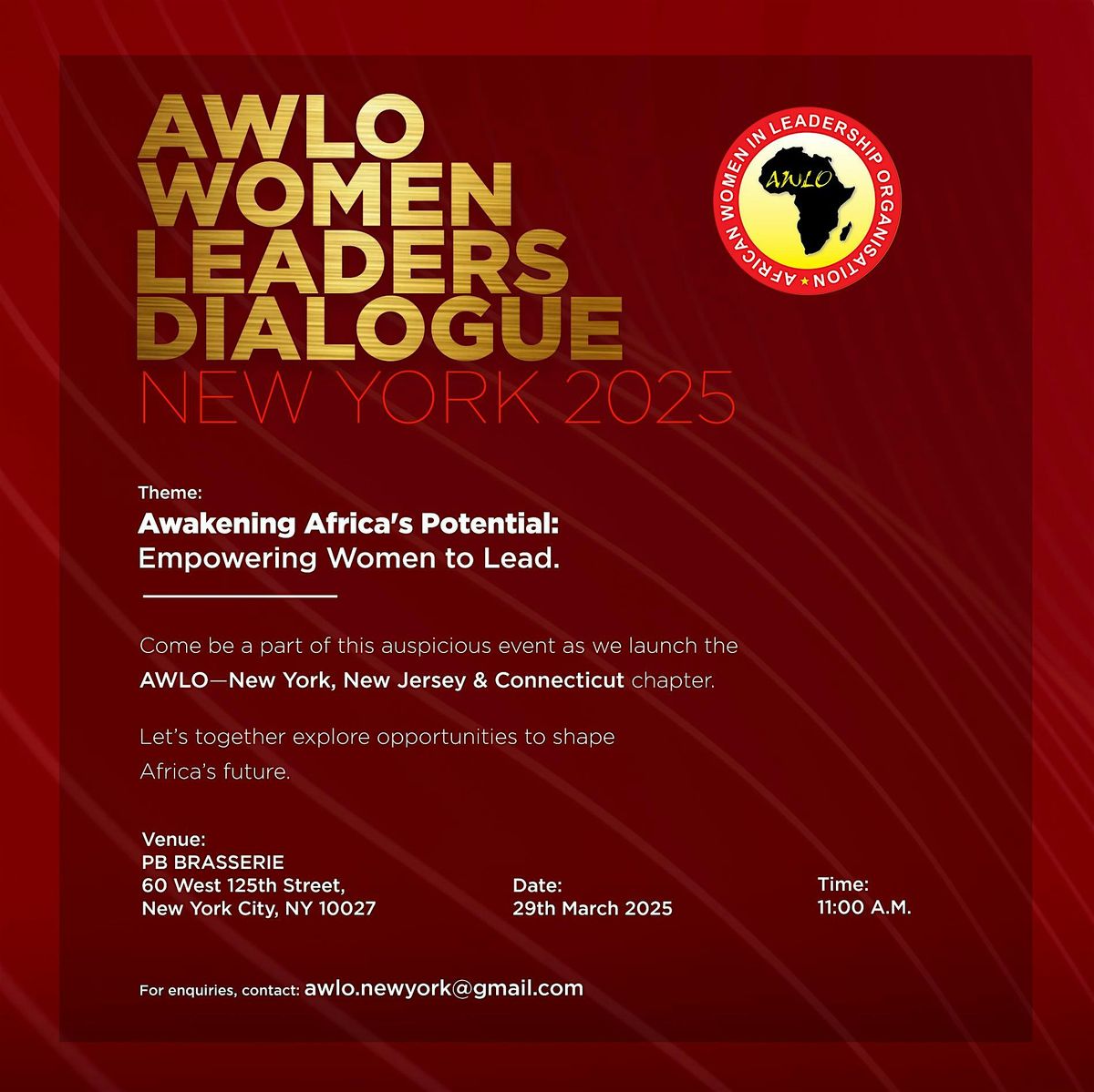 AWLO -NEW YORK.  Women Leaders Dialogue