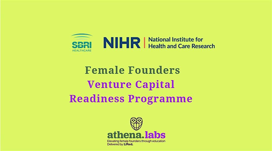 SBRI Female Founder Showcase Pitch Event - London