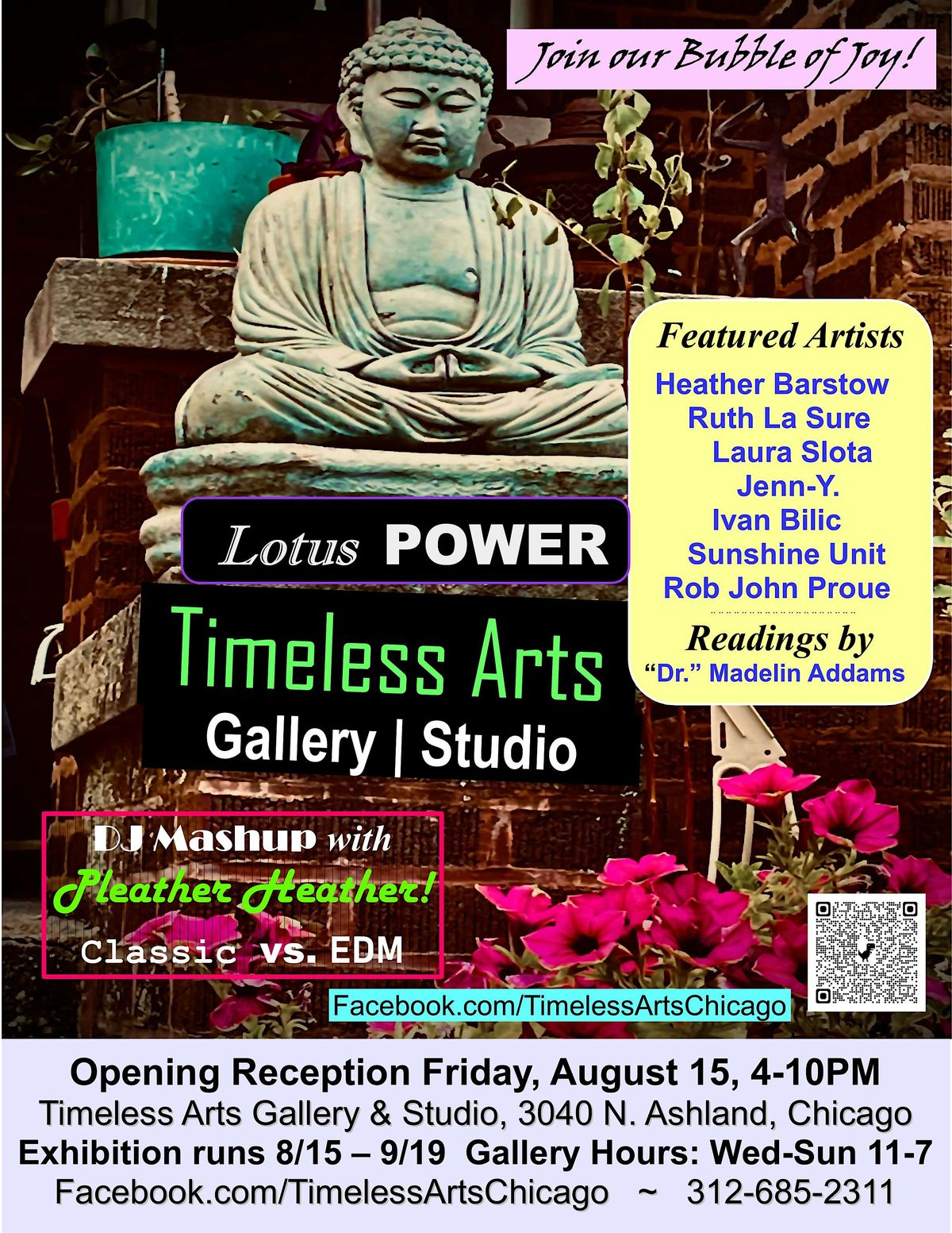 LOTUS POWER : Art, Food, Drink, DJ Pleather Heather  Classics v. EDM Mashup
