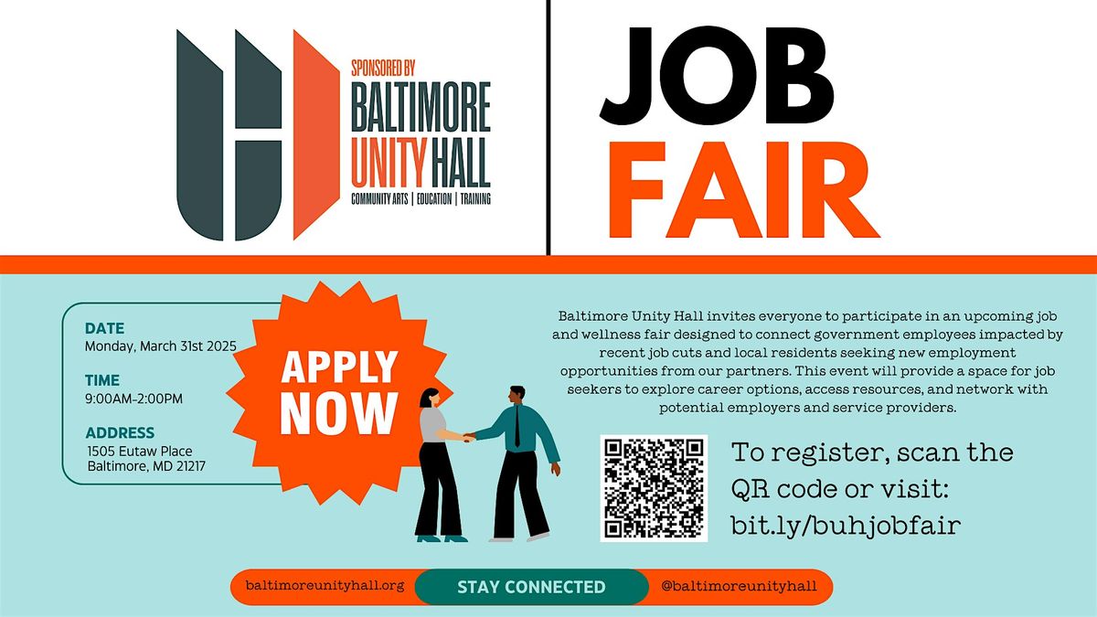 Baltimore Unity Hall Job Fair