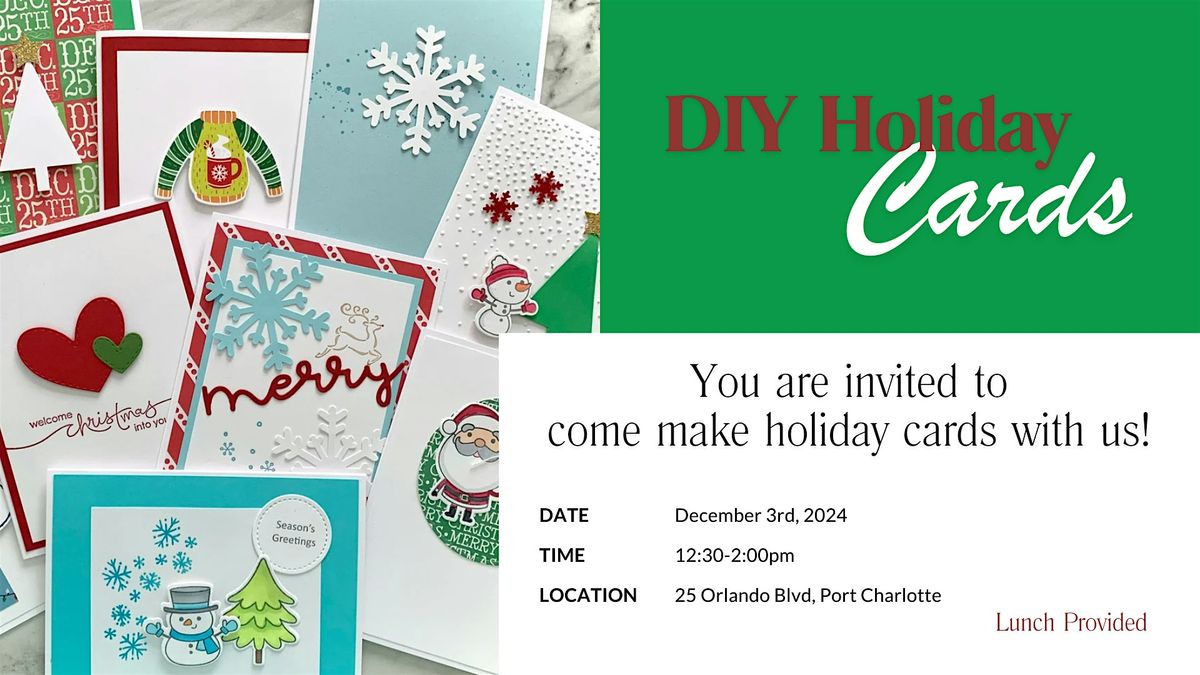 DIY Holiday Card Crafting with Maronda Homes