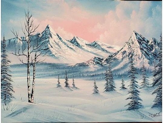 Bob Ross Oils Class Sun Dec 29th  9am - 3pm $95 Includes All Materials