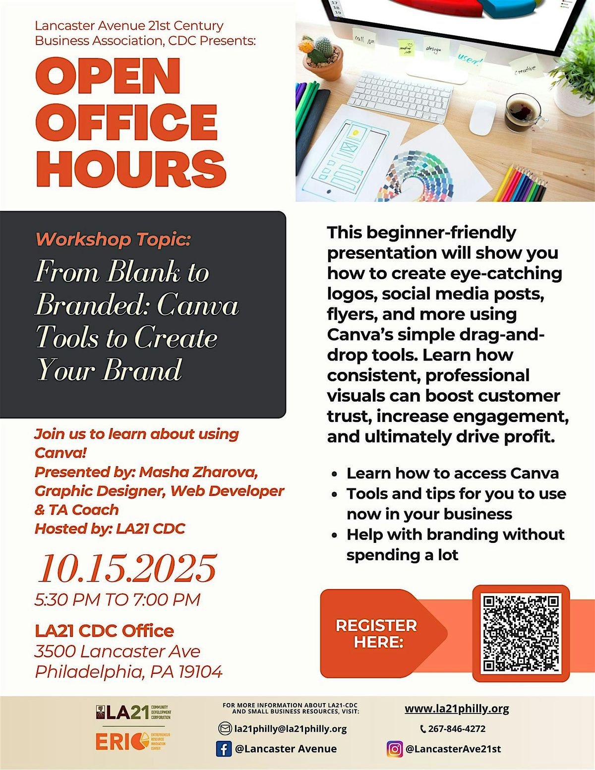 From Blank to Branded: Learn Canva Basics - Open Office Hours Series