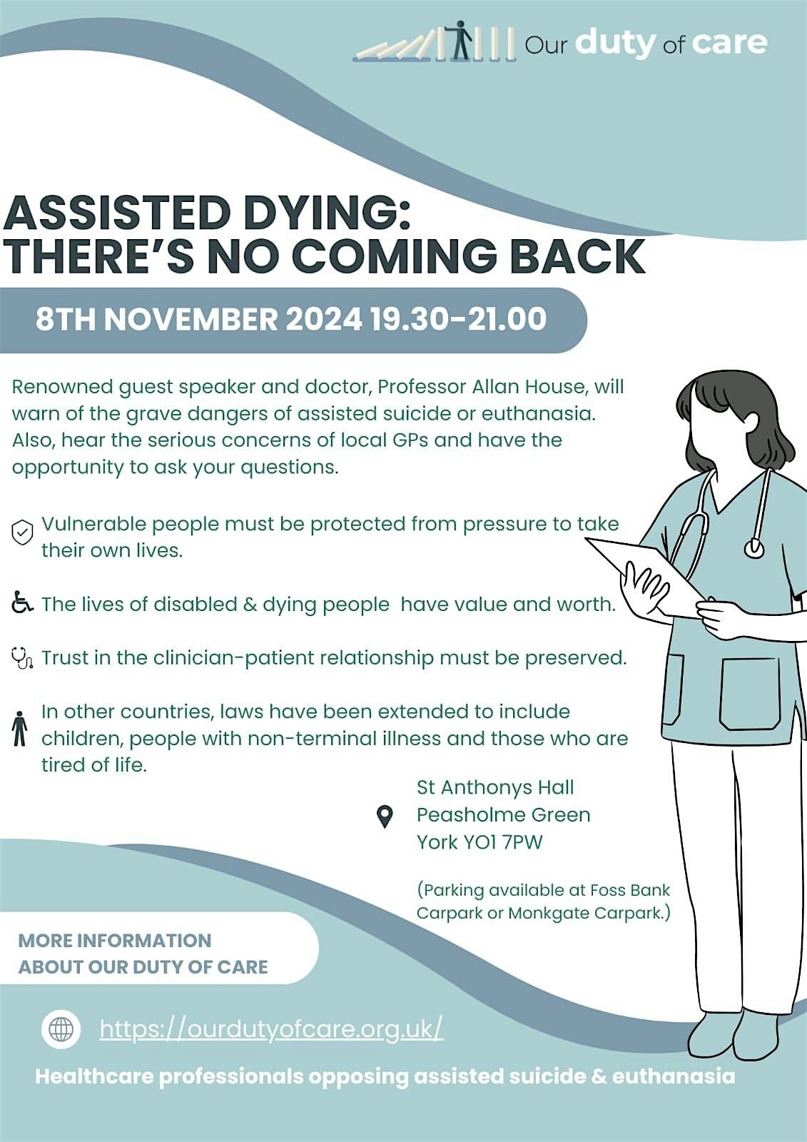 Assisted Dying: There's No Coming Back. Ask doctors your questions.