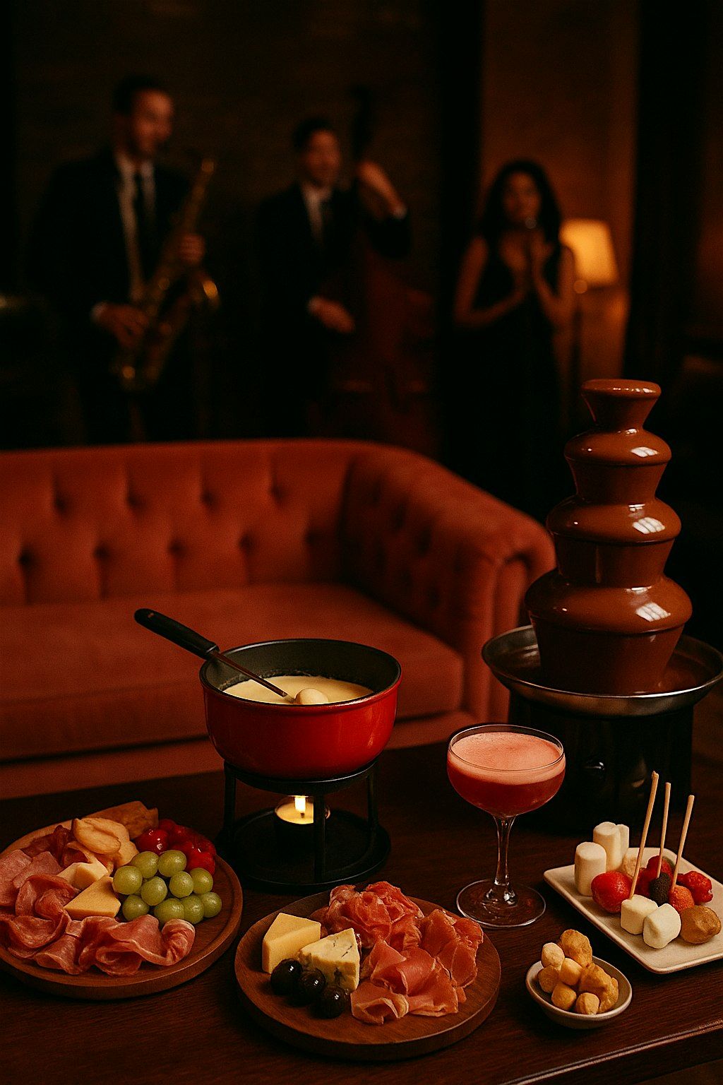 Fondue Saturday : Luxe Lounge Edition