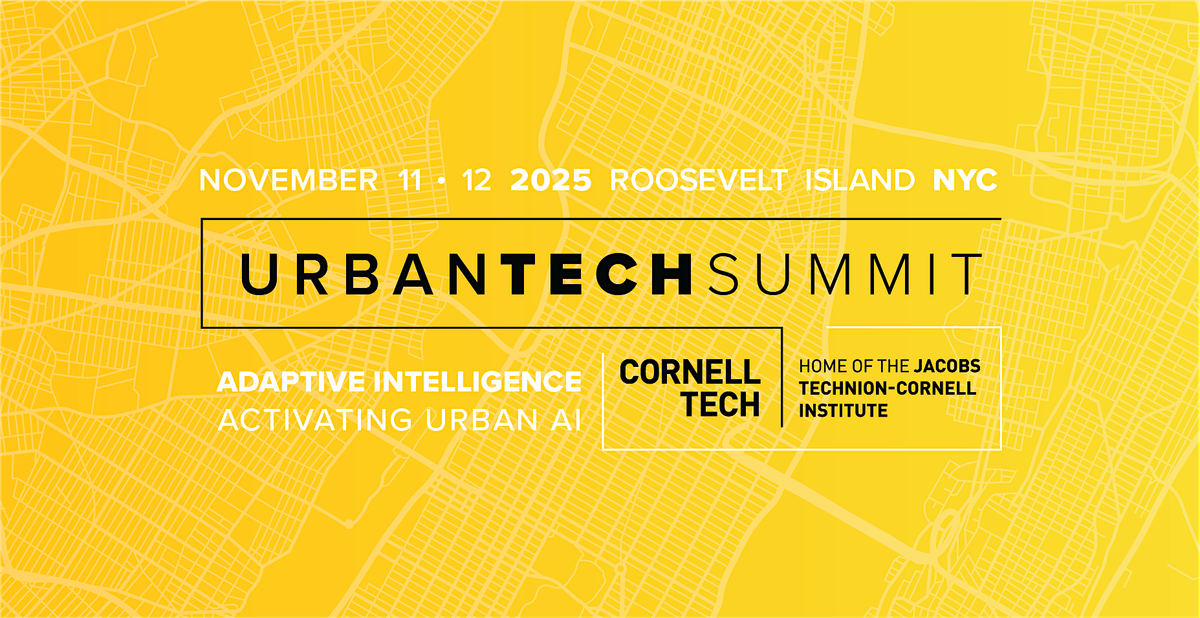 Urban Tech Summit 2025 - Adaptive Intelligence: Activating Urban AI