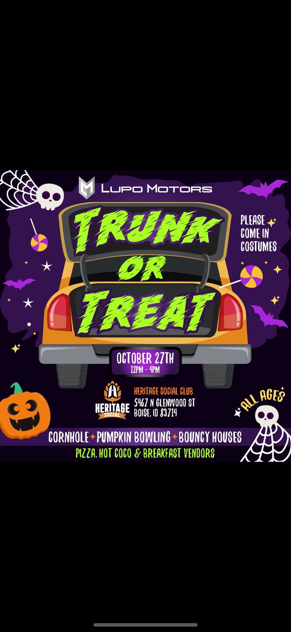 Trunk or Treat with Lupo Motors