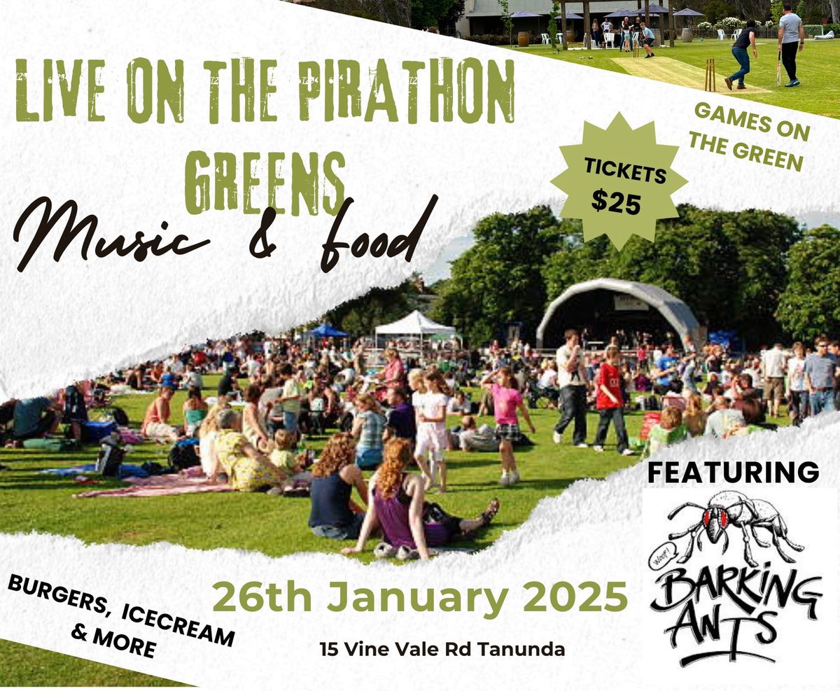 THE BARKING ANTS - LIVE ON THE PIRATHON GREENS