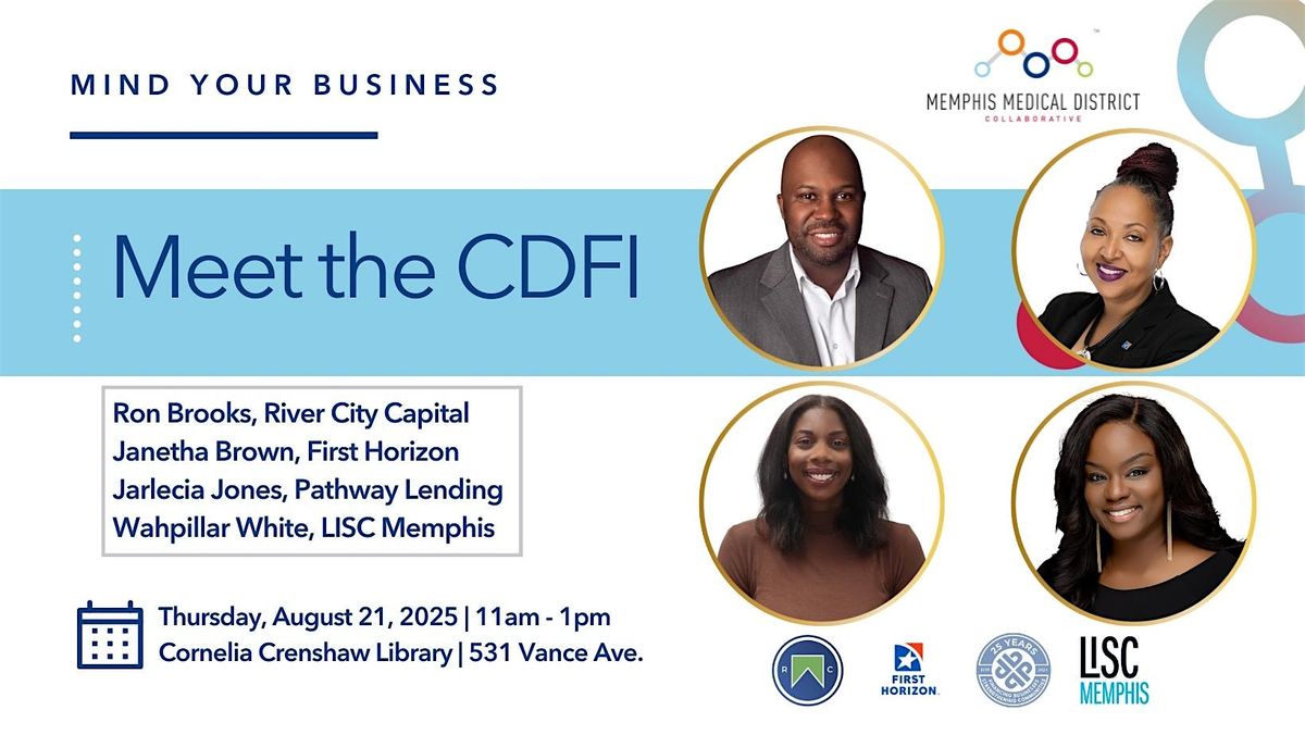 Mind Your Business Series: Meet the CDFI