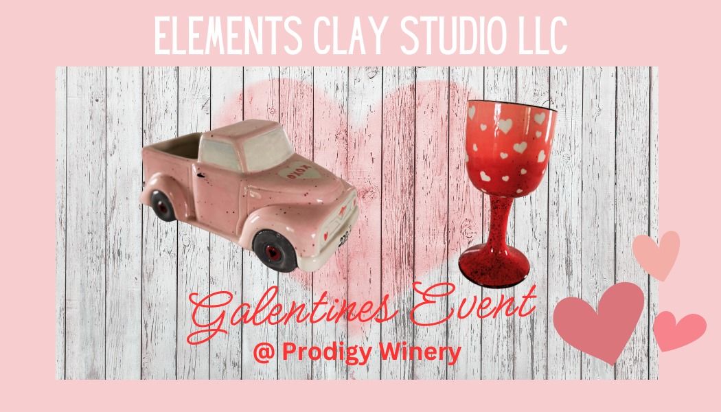 Galentine Pottery Painting Event  