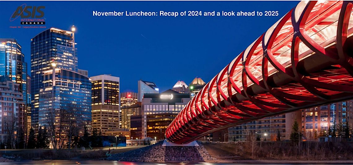 November Luncheon - Review of 2024 and look ahead to 2025!