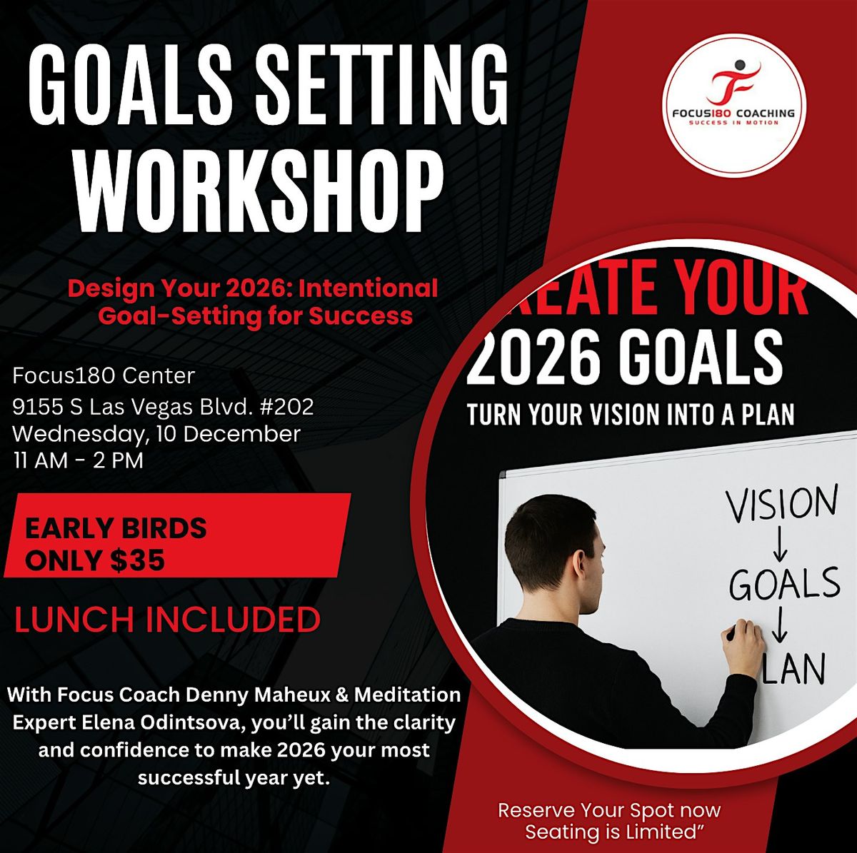 Create Your 2026 Goals \u2013 3-Hour Interactive Workshop \u26aa