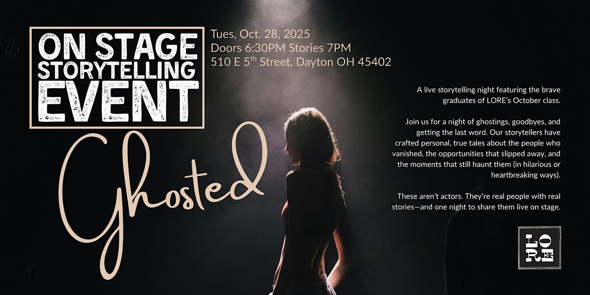 GHOSTED: Stories from the Stage