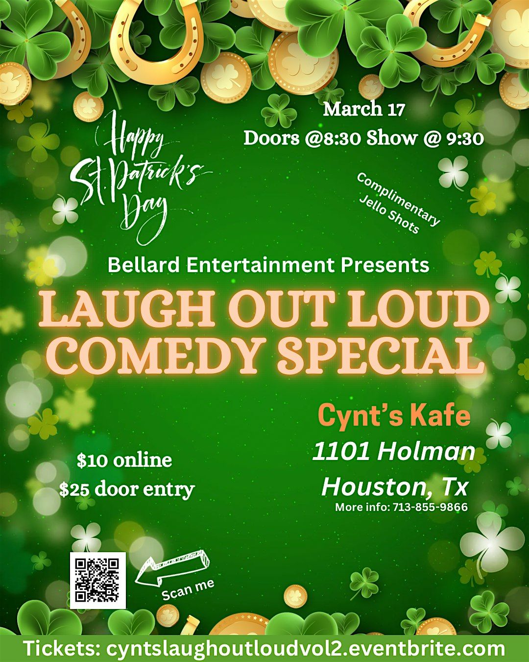 Laugh out Loud: ST. Patrick's Day Comedy Special