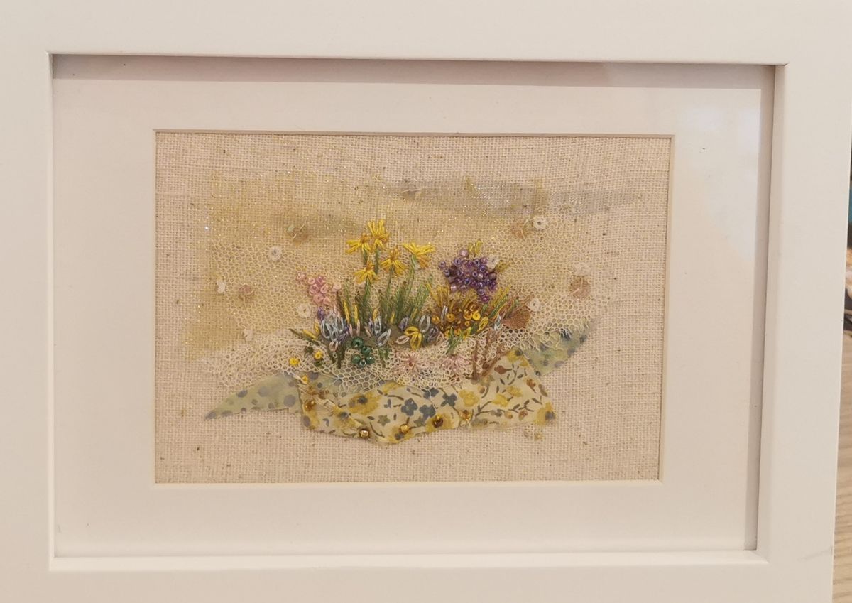 Cream Tea and Craft - Embroidered Pictures 