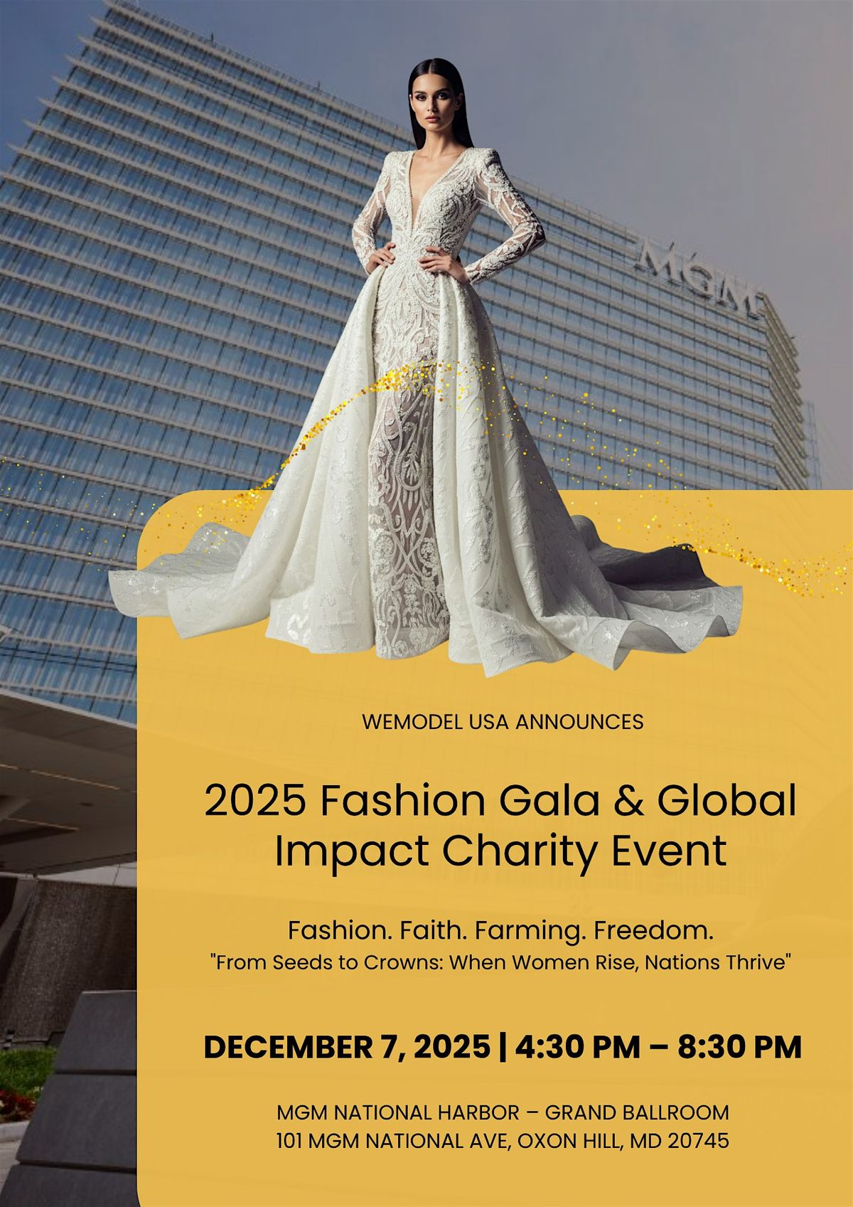 WEModel USA Fashion Gala & Global Impact Charity Event