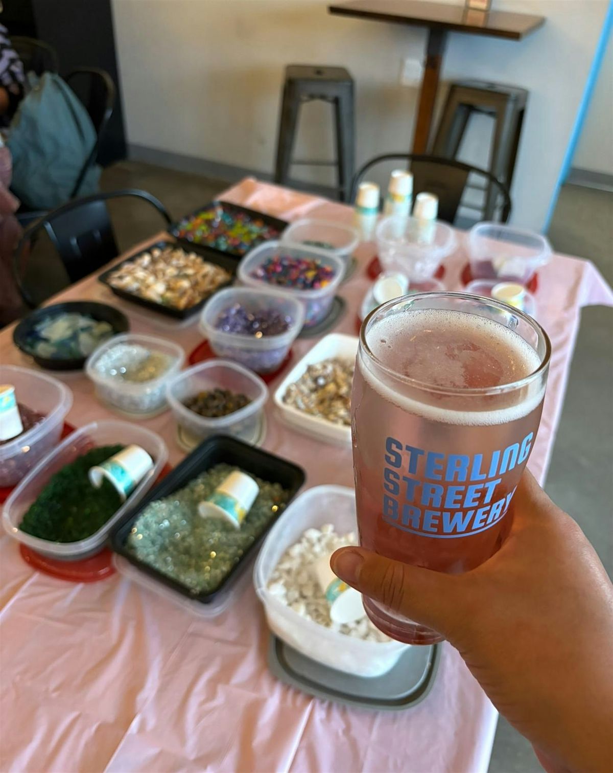 Floral Resin Art Class at the Sterling Street Brewery