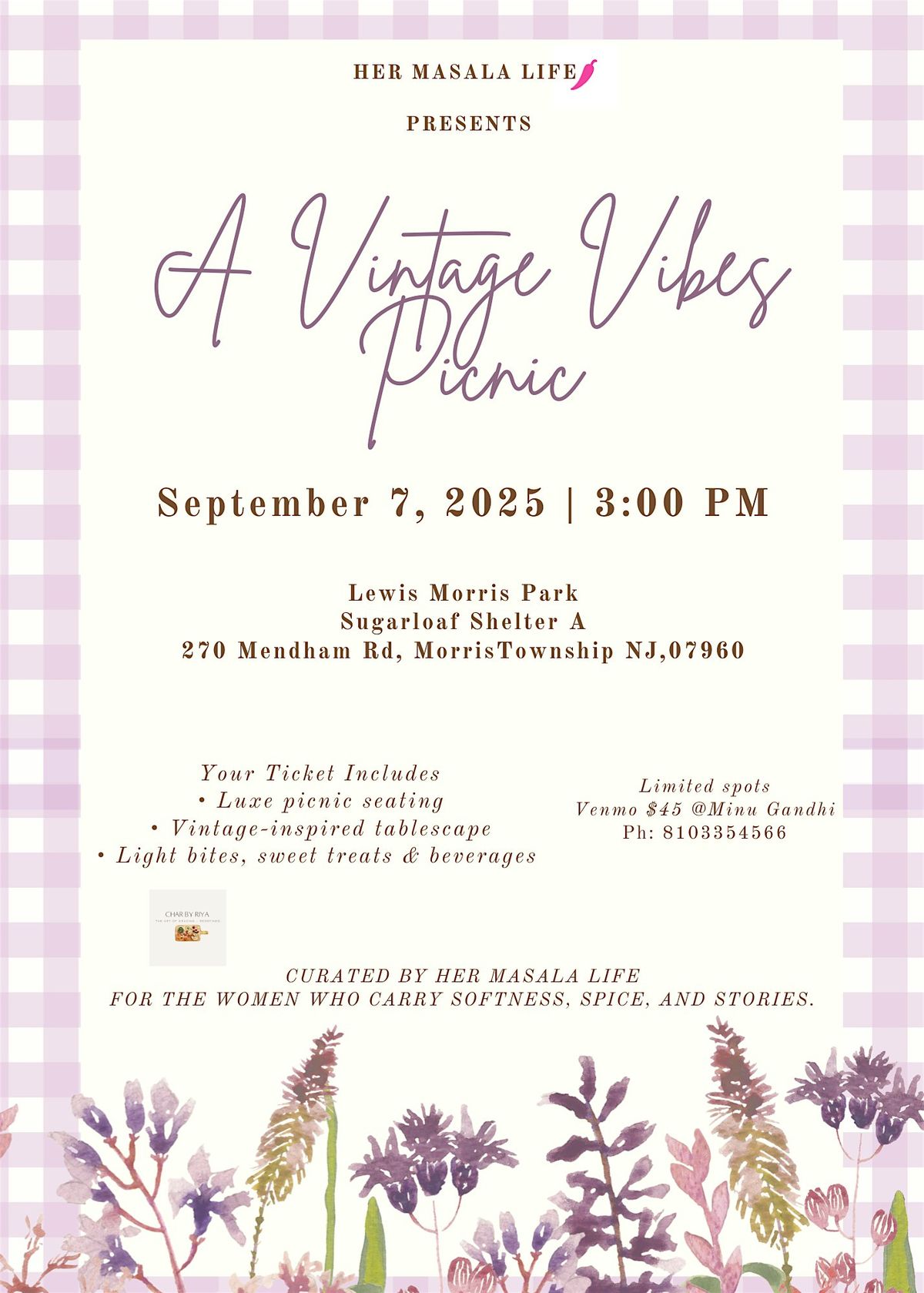 The Vintage Vibes Picnic (women\u2019s only)
